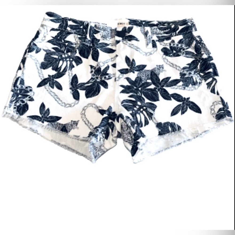 L’Agence Audrey Print Shorts NWT Size 25